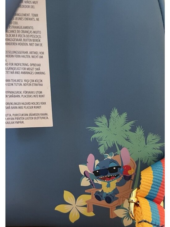Loungefly Disney Aulani Stitch Sunglasses Shaved Ice MIni Backpack Snow Cone NWT main image 6
